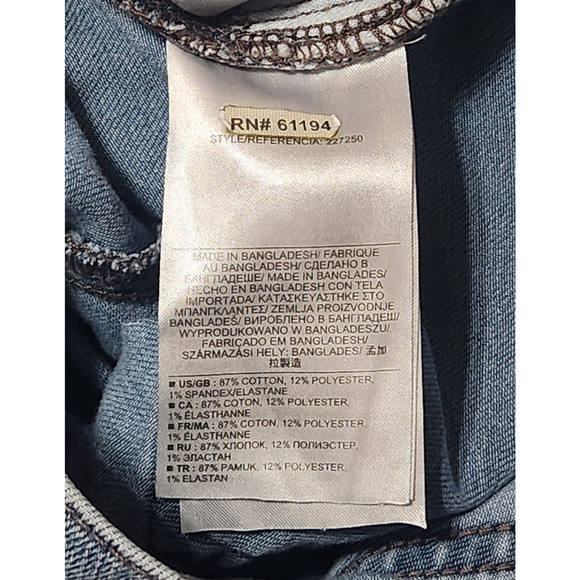 Gap 1969 Girlfriend Jeans Women's Size 26r (27 inseam) Medium Blue Denim - Picture 7 of 8